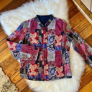 Vintage Patchwork Quilted Jacket